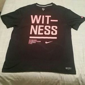 Nike Lebron Witness T-shirt  (Black w/Pink) XL